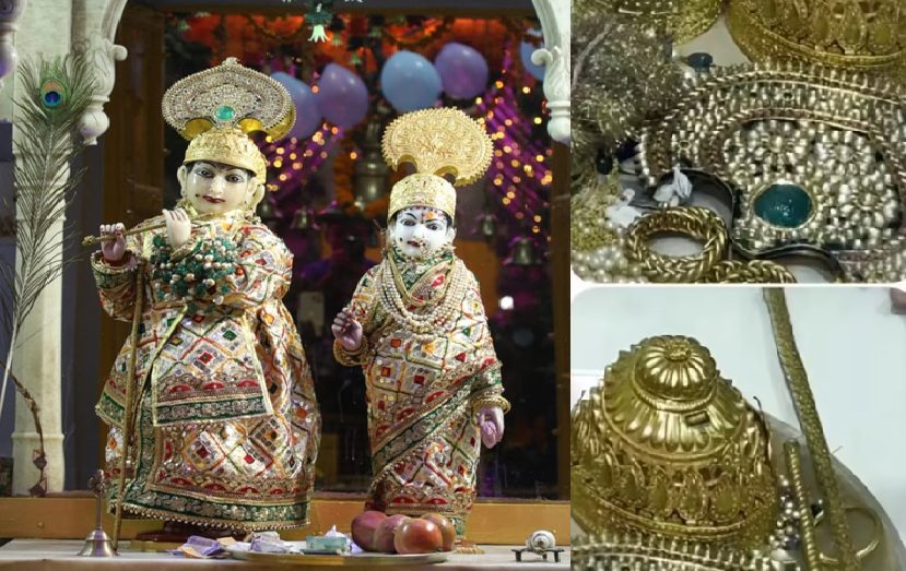 ग्वालियर गोपाल मंदिर में जन्माष्टमी पर सिंधिया राजवंश के 100 करोड़ के गहनों से होगा राधा–कृष्ण श्रृंगार,103 साल पुराने मंदिर में जगमगाएंगे सोना-हीरे के आभूषण