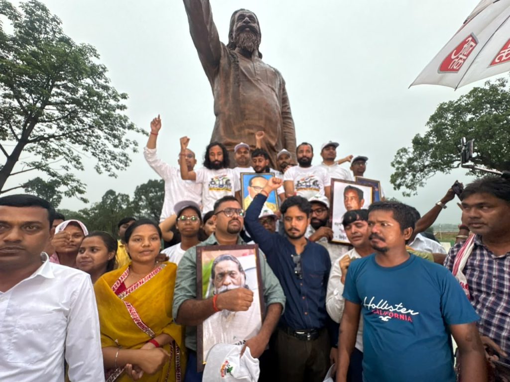 नेमरा से निकली भर्ती व्यवस्था सुधार यात्रा, 24 जिलों में युवाओं से संवाद करेगा मंच