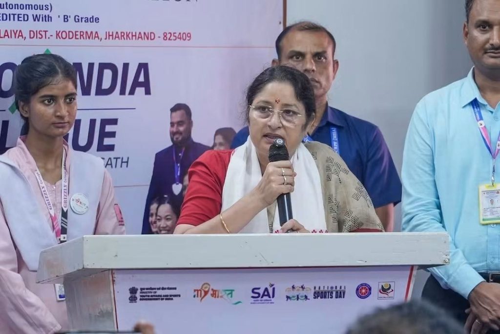 विकसित भारत यूथ कनेक्ट’ कार्यक्रम के तहत ‘खेलो इंडिया डायलॉग–खेल की बात, प्रधानमंत्री मोदी के साथ’ कार्यक्रम का आयोजन, अन्नपूर्णा देवी ने युवाओं से किया संवाद, खेल को बताया राष्ट्र निर्माण का माध्यम