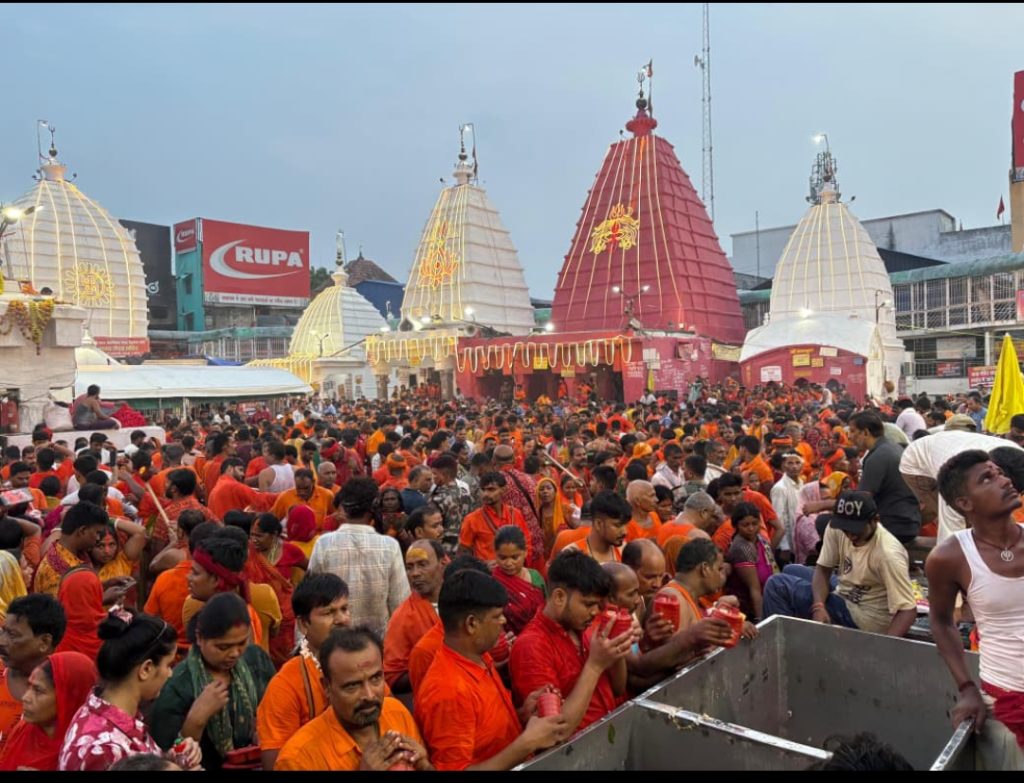 पहली सोमवारी पर बाबा धाम में उमड़ेगा आस्था का जनसैलाब,दो लाख से अधिक श्रद्धालुओं के पहुंचने का अनुमान