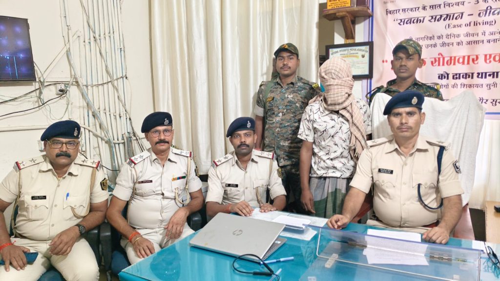 मोतिहारी में पाकिस्तान नेटवर्क से जुड़ा संदिग्ध गिरफ्तार,शहजाद भट्टी गैंग के नेटवर्क से संपर्क का पुलिस का दावा